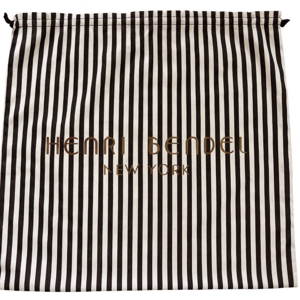 Henri Bendel Chocolate Striped Dust Bag XL NEW